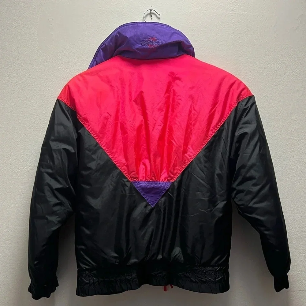 Vintage Edelweiss Skiwear Women's Puffer Ski Snow Jacket - Picture 8 of 9